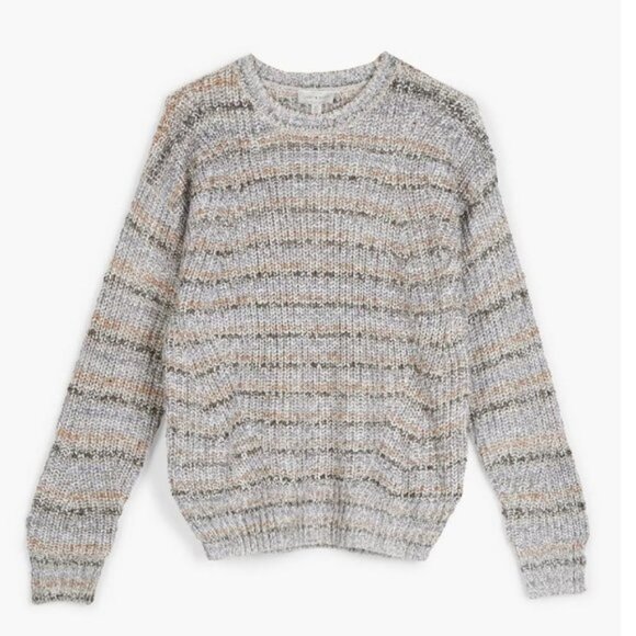 Lucky Brand Marled Crew Neck Sweater - Picture 2 of 6